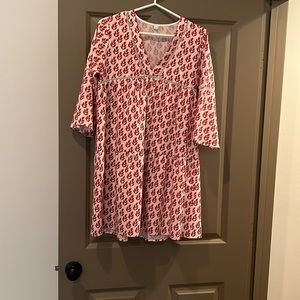 Long sleeved floral dress